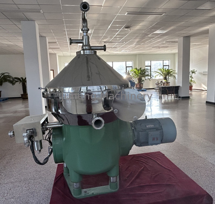 Stainless Steel Disc Separator Centrifuge For Pharmaceutical Industry With Solenoid Valve Cover